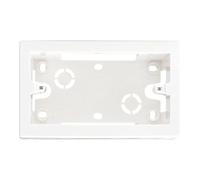 Scatola Esterna 504, Cassetta da Parete Portafrutti 4 Moduli, 149 x 90 x 47 mm, IP40, Colore Bianco, Compatibile con Serie Civili