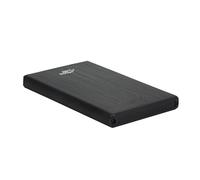 Scatola esterna da 2,5" per dischi SATA, con connessione USB 3.0, compatibile con 9,5 mm, colore nero e alta velocità di trasferimento.