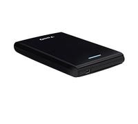 Scatola esterna - Scatola da 2,5" sata, compatibile con dischi da 9,5/12,5 mm, connessione USB 3.0, colore nero, alta velocità di trasferimento. *