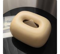Scatola Fazzoletti Ceramica Stile Crema Accessorio Casa Resistente All'acqua
