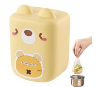 Scatola Filtro per Lavello da Cucina - Organizzatore Scarti Alimentari Sottolavello a Rete,Porta Borse Filtro a Parete con 200 Sacchetti per Casa Appartamento Rifiuti Alimentari