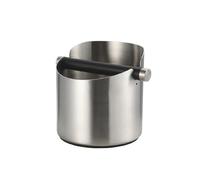 Scatola For Battere Il Caffè Secchio For Caffè Macinato Con Asta For Battere Secchio For Polvere Di Caffè In Acciaio Inossidabile Bidone For L'espresso(Steel-L)