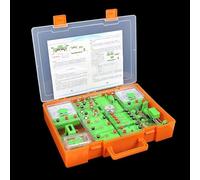 Scatola For Esperimenti Da Banco Pieghevole For Circuiti Elettromagnetici | Kit Fisico Con Terminale Rapido For Test Di Circuiti In Serie E Parallelo, Celle Solari