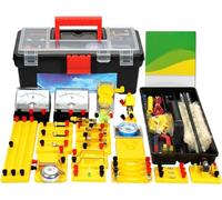Scatola For Esperimenti Di Fisica Dell'elettromagnetismo, Kit Circuiti | Amperometro e voltmetro for l'esplorazione dei principi dei circuiti in serie e in parallelo