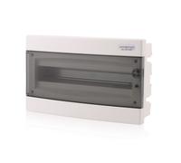 Scatola fusibili da incasso piccola distribuzione 1 fila IP40 porta trasparente