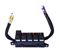 Scatola fusibili e rel? precablata con 6 rel? e rel? ATC/ATO a 11 vie