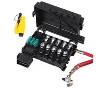 Scatola fusibili per batteria auto, morsetto per VW Bora Caddy II Golf Mk4 Beetle Polo Classic Variant Audi A3 Sostituire 1J0937550A 1J0937617A