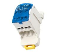 Scatola Giunzione Facile Montaggio Connettori In Ottone A 8 Materiali Plastici Robusti Guide DIN Splitter Elettrici Compatibili Sistemi Distribuzione Elettrica Fabbrica