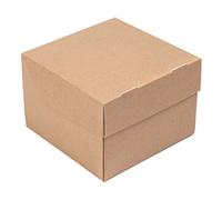 Scatola Hamburger Box Avana Carta 15,5x15,5 cm 50pz - GarciaDePou - Fast Food