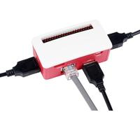 Scatola HUB Ethernet/USB con custodia in ABS per Raspberry Pi Zero 2W/2WH/Zero W/Zero WH/Zero, con 1 porta Ethernet RJ45 10/100M e 3 porte USB 2.0 compatibile con USB 2.0/1.1