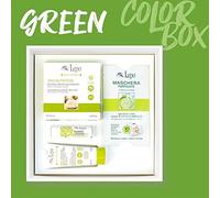 SCATOLA IDEA REGALO LEPO COLOR BOX KIT BELLEZZA VISO CORPO (GREEN)