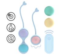 Loveline - set di palline variabili vibranti (blu)