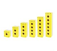 Scatola impermeabile a pulsante, 1 pezzo, contenitore industriale Ip65 con interruttore di controllo, funzionamento sicuro e scatola di costruzione robusta per macchinari (2 fori)