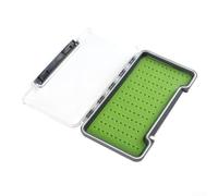 Scatola impermeabile per attrezzatura da pesca a mosca con coperture in PC e ABS ispessite, slot per schede in silicone per una maggiore stabilità e protezione (triangolo grande)