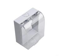 Scatola impermeabile per presa di alimentazione e interruttore di tipo 86, in ABS ispessito, protezione contro acqua, polvere e contaminanti per la sicurezza elettrica (trasparente)