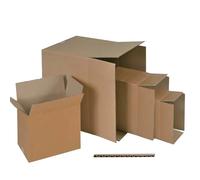 Scatola imballo in cartone Avana Onda Singola 30.4x21.5x27.3 cm. (25 Pz)