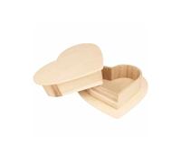 Scatola in legno da personalizzare 19 x 18,5 x 5 cm - Cuore