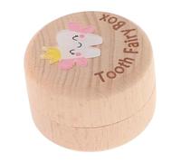 Scatola in Legno per Ricordo del Primo, Contenitore per Molarini da Latte, Box per Conservazione, Design Adatto per Cameretta