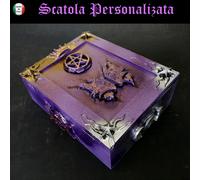 scatola in legno personalizzata per gioielli regali tarocchi oracoli cartomanzia