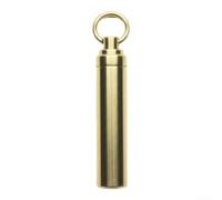 Scatola in ottone impermeabile 6,5 cm per medicinali