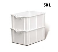 Scatola in Plastica Contenitore Grande Rettangolare per Alimenti Sovrapponibile