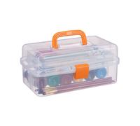 Scatola in plastica trasparente Contenitore multiuso Box organizer portatile