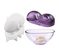 Scatola in resina epossidica - Scatola portagioie riutilizzabile a forma di cuore in ghisa - contenitore per argilla creativa decorazione per la casa fai da te - Portacandele contenitore