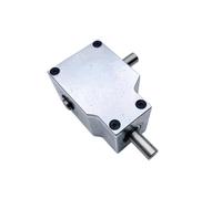 Scatola ingranaggi ad angolo retto, Cambio a commutatore ad angolo retto 1:1, albero singolo/doppio, 8 mm/12 mm, alluminio/40Cr(Double Shaf-12mm,12mm Shaft)