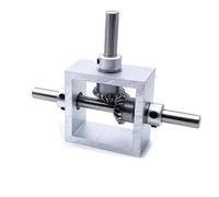 Scatola ingranaggi ad angolo retto, Riduttore angolare a 90° con rapporto 1:1, 20 denti, albero da 6 mm/8 mm(8mm Shaft,1 Ratio 1-snap ring)