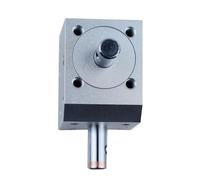 Scatola ingranaggi ad angolo retto, Riduttore conico ad angolo retto, rapporto 1:1, 20 denti, alberi doppi da 8 mm, alluminio e acciaio, for fai da te