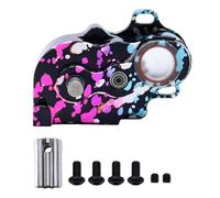 Scatola Ingranaggi Trasmissione In Metallo Con Motore Per Scatola Accessori Aggiornata Per Cingolato Telecomando SCX10 1/10 Aggiornata