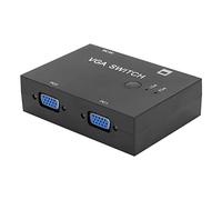 Scatola Interruttore Automatico VGa a 2 Porte, Accessorio Per Computer Splitter VGa Accessori Display HD Per Commutatore a 2 Porte 2 in 1 Uscita Per Interruttore Host