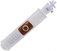 Scatola interruttore ventilatore da pavimento resistente con telecomando, alloggiamento elettrico generale per scatola di giunzione, design ispessito, interruttore a chiave meccanica, bianco (L)