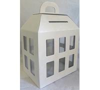 SCATOLA LANTERNA PORTA BUSTE MATRIMONIO NOZZE 38X23X25 CM