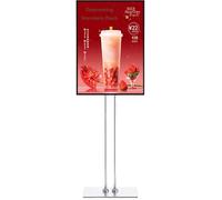 Scatola leggera di alluminio esile della rottura del LED, tabellone per le affissioni diritto del pavimento, supporto illumin