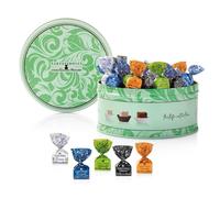 SCATOLA LILLA REGALO LATTA ANTICA TORRONERIA PIEMONTESE TARTUFI ASSORTITI 400GR