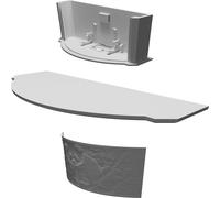 Scatola Luce Litofania Display Cornice Foto Curva Personalizzata 3D