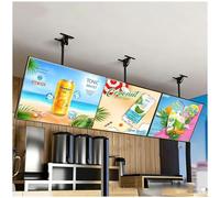 Scatola luminosa a LED con cornice a scatto ultra sottile da 3 pezzi, display for poster illuminato con cornice ultra sottile, cartellone pubblicitario a parete(Horizontal Screen,60 * 100cm)