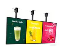 Scatola Luminosa a LED con Cornice a Scatto Ultra Sottile, Scheda Menu Retroilluminata a LED - Cartellone Pubblicitario a Parete per Ristoranti, Bar e Negozi VerticalTelescopicboom-50 * 70