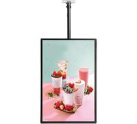 Scatola Luminosa A LED Sottile Con Cornice A Scatto Scheda Menu Illuminata 3D Montata A Parete For Ristorante Caffetteria | Display For Poster Retroilluminato In Alluminio(50x100cm)