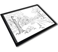 Scatola Luminosa da Tracciamento Portatile Ultrasottile, Scatola Luminosa Portatile A LED Tracciante Luminosità Dimmerabile Sottile Artcraft Tracing Light Pad per Artisti di Pittura A di, A2