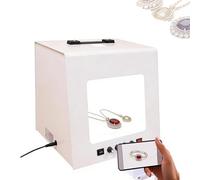 Scatola luminosa girevole a 360°, per studio fotografico professionale con temperatura di colore regolabile da 3000 a 5500 K e velocità variabile, cattura splendide immagini di pietre preziose