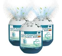 Scatola magica per purificazione dell'aria, 120 g, multifunzione, per la raccolta automatica della polvere, formula a base vegetale, deodoranti per casa, ufficio, camera da letto, animali domestici