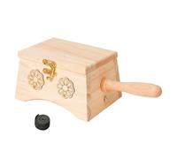 Scatola Massaggi Calore Corporeo | Scatola Massaggi Riscaldamento in Legno per il Corpo | Bruciatore Di Piante Massaggiatore Manuale Con Cinghia Per Pancia Schiena Collo Ginocchio Donne Uomini Anziani