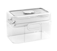 Scatola Medica - Scatola Di Immagazzinaggio Di Primo Soccorso | Organizzatore Di Blocco Per Farmaci | Migliorare Gli Strumenti Di Farmaci A 3 Livelli Con Vassoio Per La Famiglia, Gli Uomini,