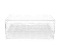 Scatola Medicinali in Plastica con Coperchio, Cubo, Anti-luce | Uso Domestico e D’emergenza, Organizer per Farmaci, Formato Quadrato per Medicinali e Materiali Vari