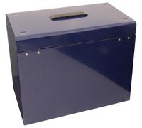 Scatola Metallica A4 Con 5 Faldoni Sospesi, Blu - FPA4BL