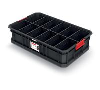 Scatola modulare per il trasporto, con divisori, in plastica, 520 x 327 x 125 mm