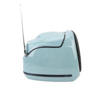 Scatola Motociclistica Superiore, 38 L Ad Alta capacità Casella di Conservazione Posteriore Universale Resistente all'acqua (Ciano)