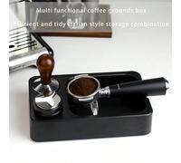 Scatola multifunzionale per caffè, nuova scatola di lavaggio in stile italiano in ABS con manico e rastrelliera, per il ritorno a scuola Tagli UnicaABS